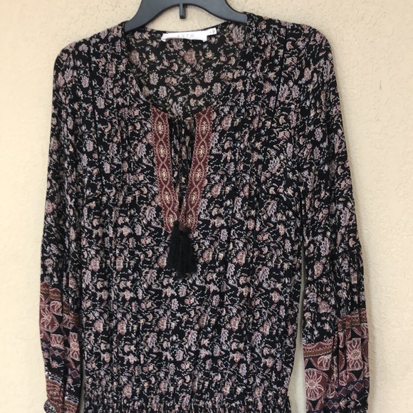 ASTR The Label Stella Blouson BOHO Dress size Small - Picture 5 of 11